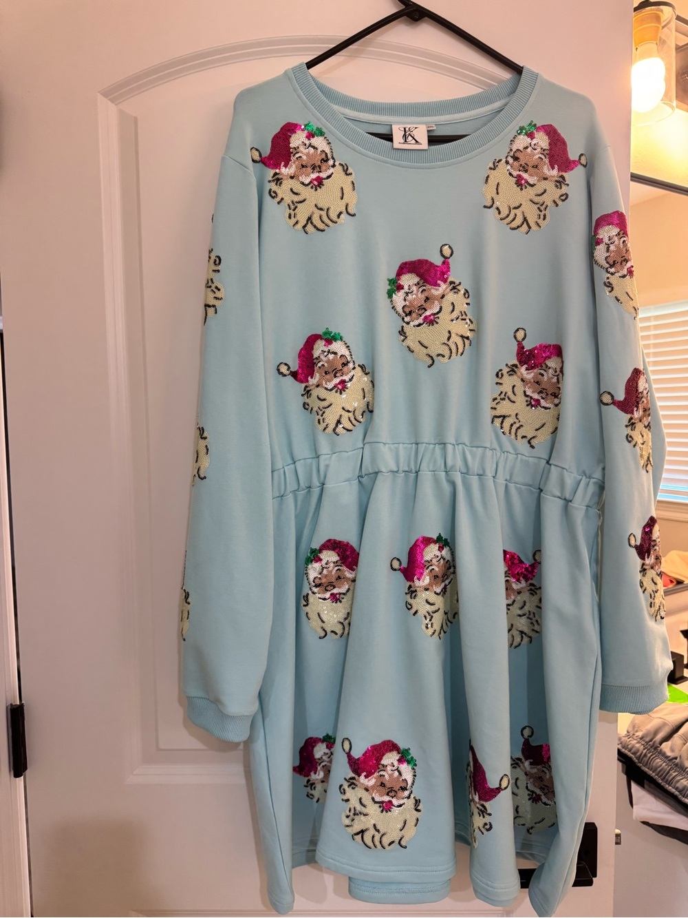 Ellory Kate Sequin Santa dress